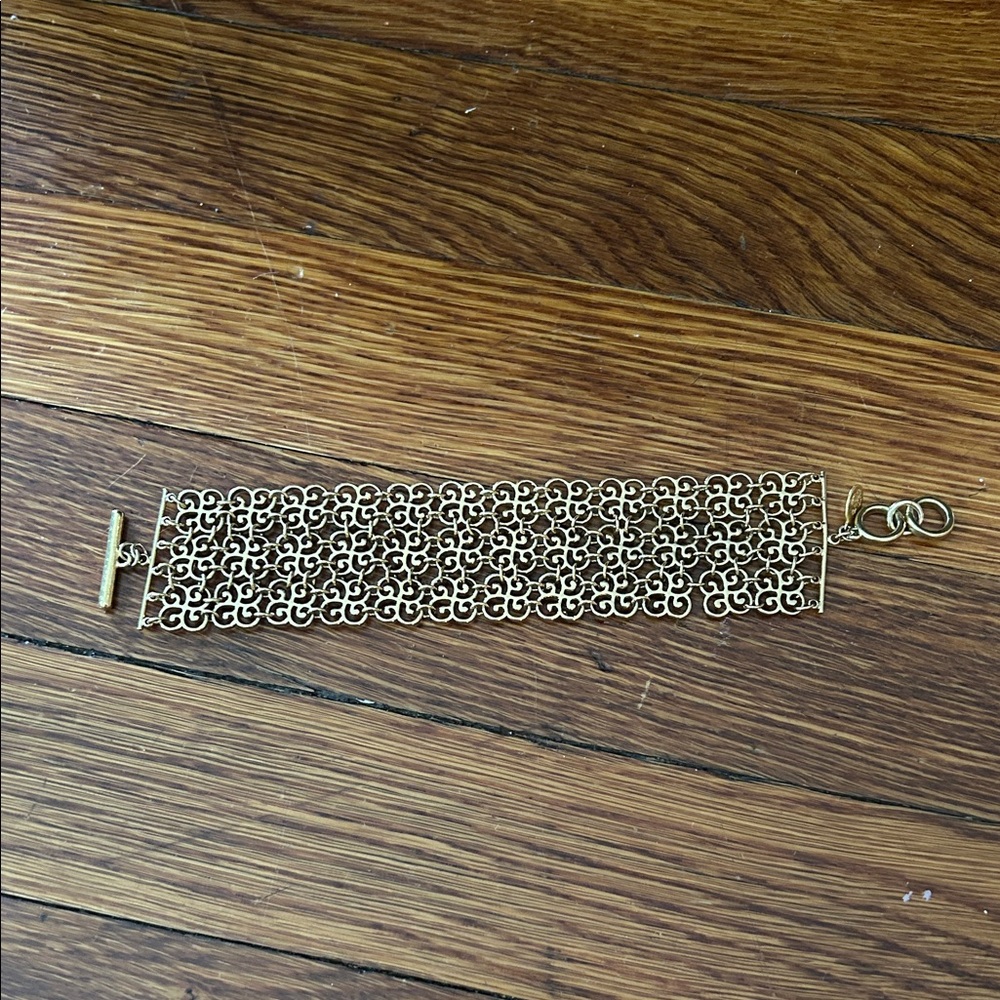 Gold Filigree Bracelet